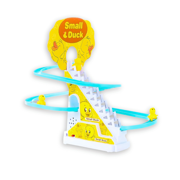 Toy Smith 3 Small Duck Track Toy with Music & Lights – Battery Operated