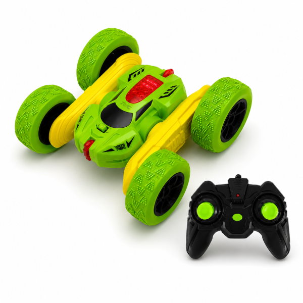 ToyBoi Roll Over 2.4GHz Remote Control Double-Sided Stunt Car